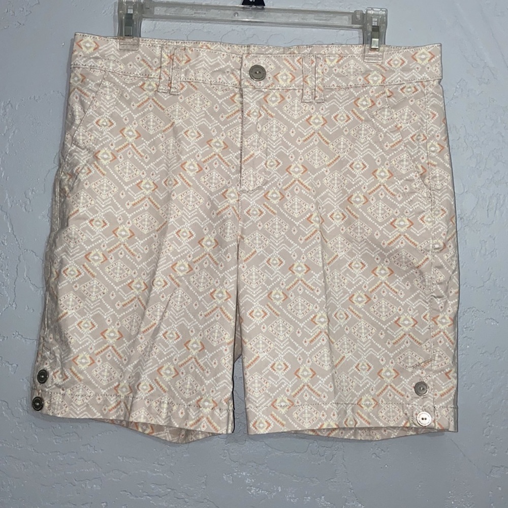 Gloria Vanderbilt Violet City Short Cotton Elastane Blend Short Multicolor 10P